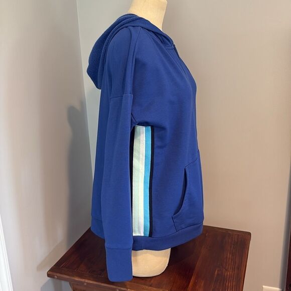 TALBOTS T BY TALBOTS FEATHERWEIGHT TERRY HOODED PULLOVER SIZE S - Picture 4 of 10